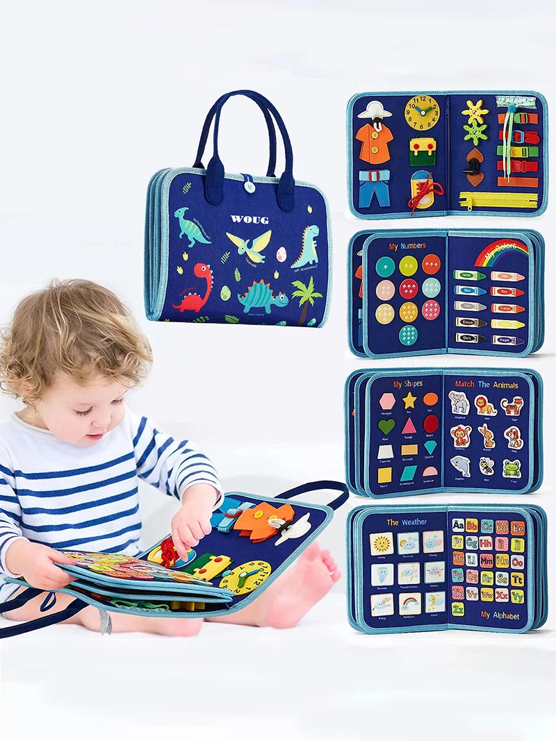 Travel-Friendly Montessori Activity Board
