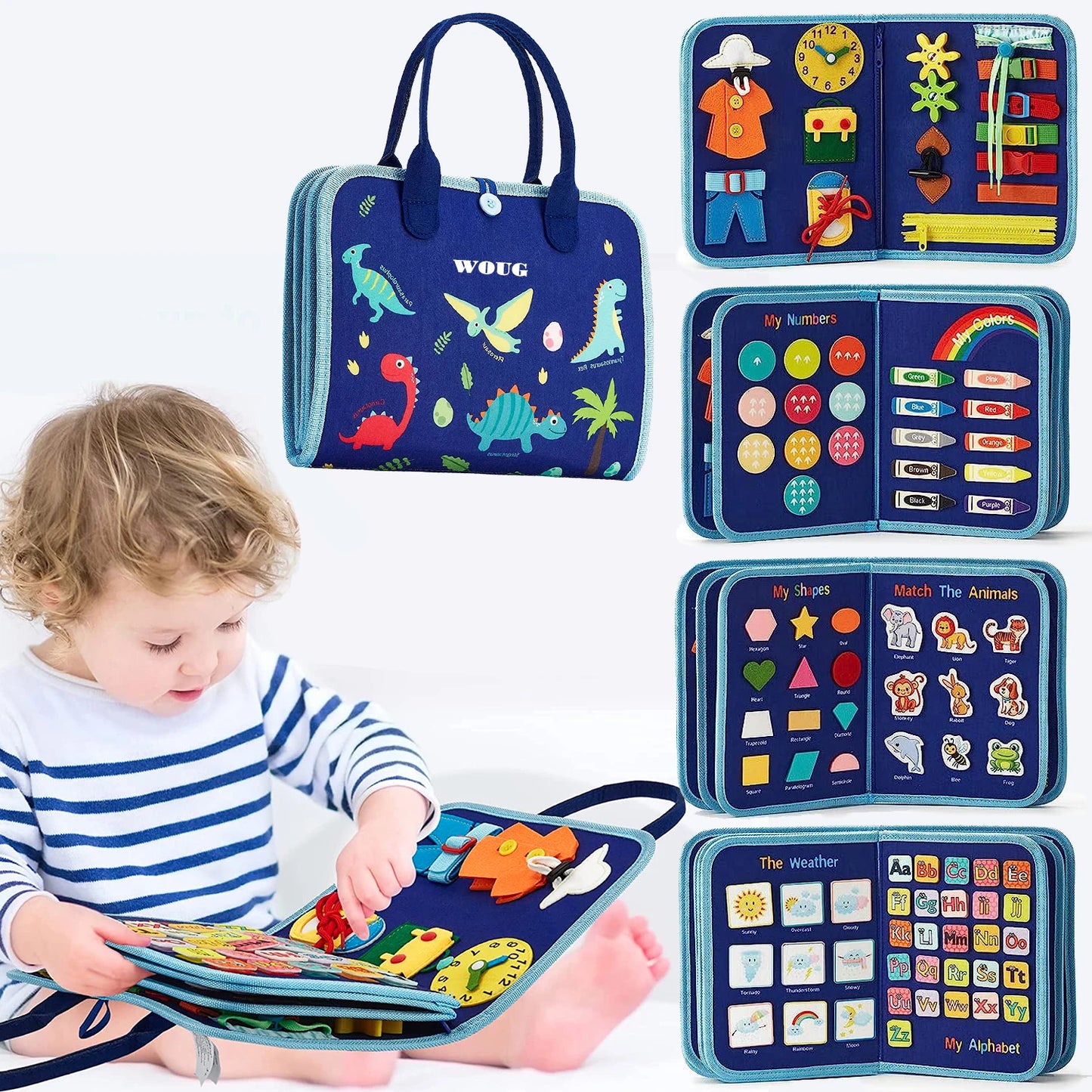 Travel-Friendly Montessori Activity Board