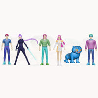 Enchanting 12-Piece Witch Hunter Figure Set - Perfect 3D Characters for Games, Parties, and Holiday Gifts!