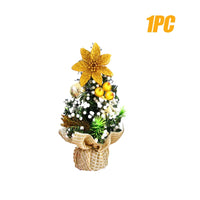 Adorable 3PCS Mini Christmas Tree Set - Perfect Desktop Decorations & Kids' Gifts for a Festive Window Display