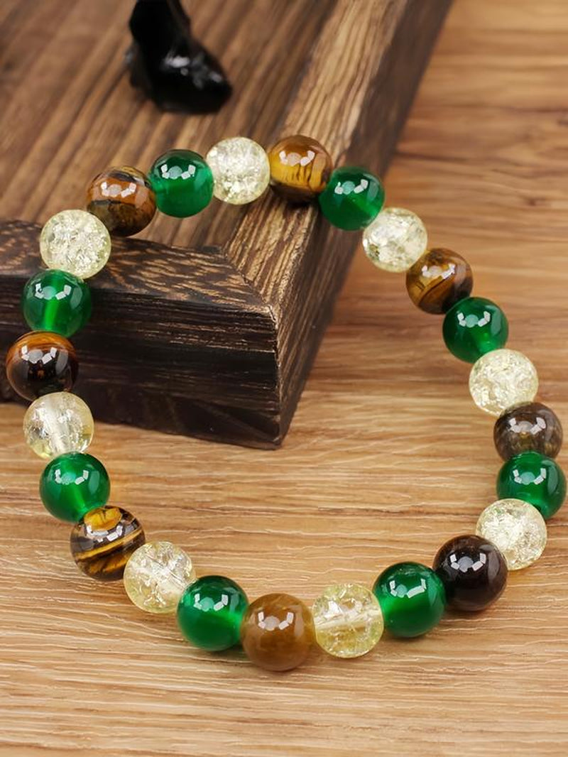 Handmade Wealth-Attracting Crystal Bracelet – Unique Jewelry for Men & Women to Enhance Fortune and Luck – Ideal Gift Choice