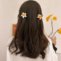Gradient Flower Hair Clips 