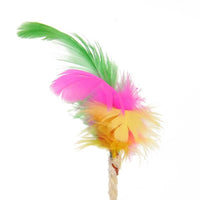 Interactive Sisal Scratching Ball - Funny Feather Toy for Kittens and Cats - Perfect Training Accessory!