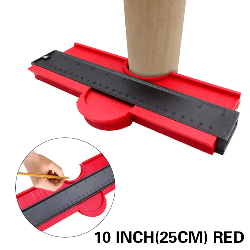 Ultimate Profile Contour Gauge - Precision Line Copier Ruler for Woodworking, Tiling & Crafting Projects