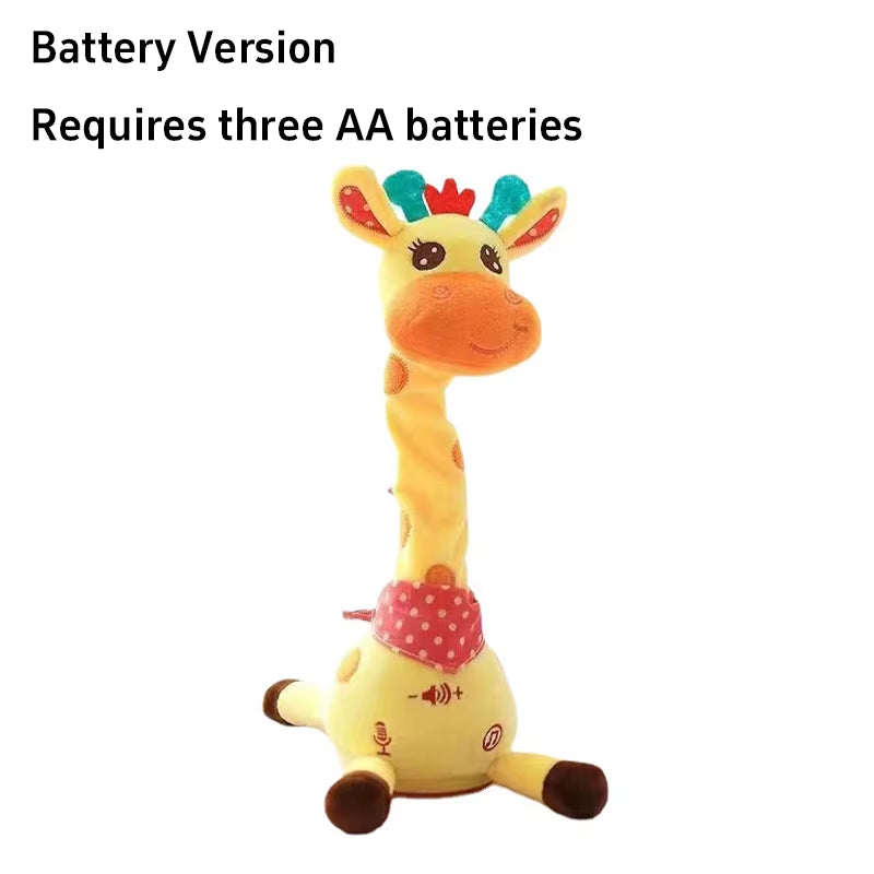 2025 Upgraded Singing & Dancing Giraffe Ornament with LED Lights - Perfect Kid's Gift for Any Occasion