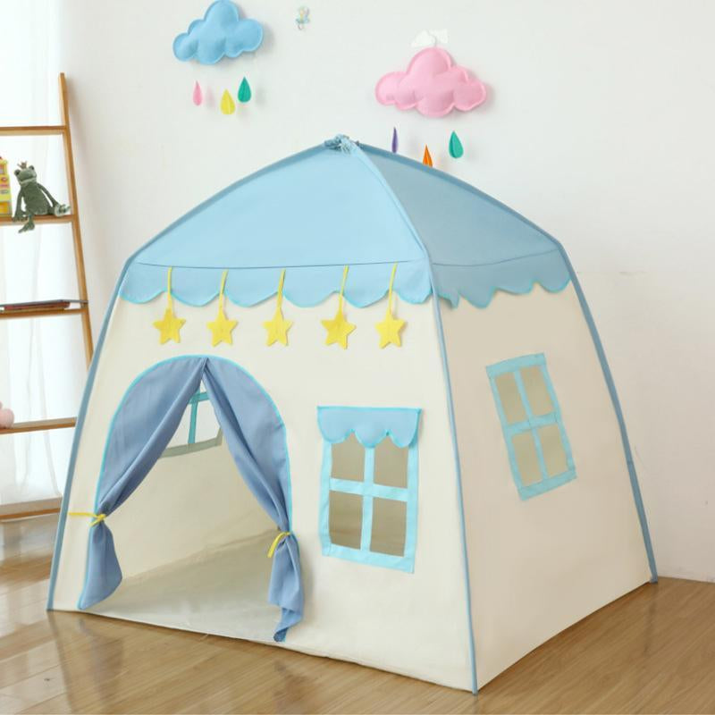 Flower Princess Play Tent with Ball Decor - Fun Indoor/Outdoor Game House for Girls, Perfect Birthday Gift!
