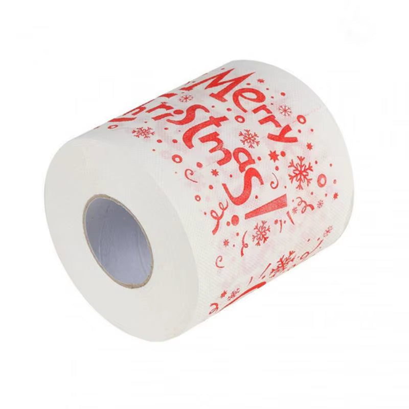 Festive & Fun Christmas Toilet Paper Roll - Adorable Holiday Prints for Charming Home Decor!