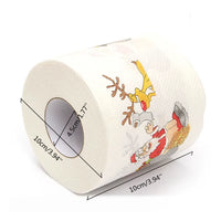 Festive & Fun Christmas Toilet Paper Roll - Adorable Holiday Prints for Charming Home Decor!