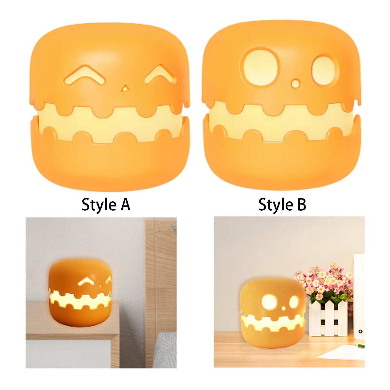 Adorable Halloween Pumpkin String Lights - Perfect for Indoor & Outdoor Decor!
