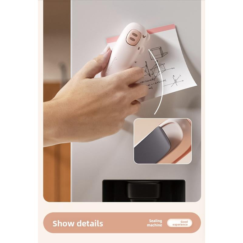 Portable Mini Snack Sealer - Compact Heat Sealing Tool for Plastic Bags