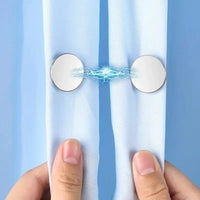 Magnetic Curtain Clips - 20 Pairs Nail-Free Detachable Buckle for Easy Adjustment