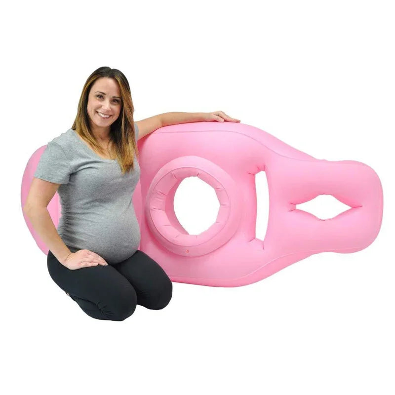 Ultimate Inflatable Pregnancy Pillow & Yoga Mat - Comfortable Sleeping Solution for Moms-to-Be!