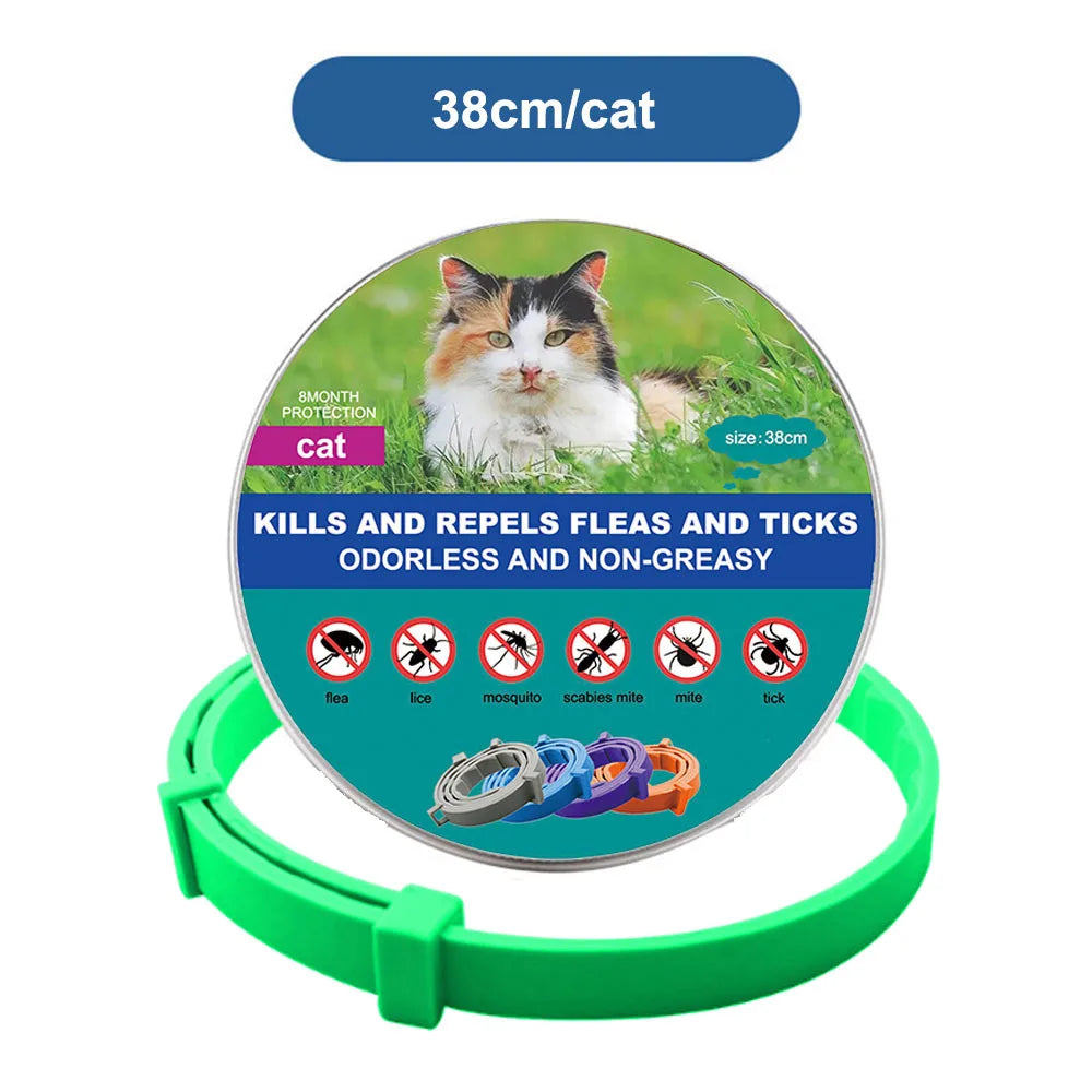 Revolutionary Anti-Flea and Tick Collar for Dogs and Cats – Effective, Vet-Approved Protection for All Sizes!