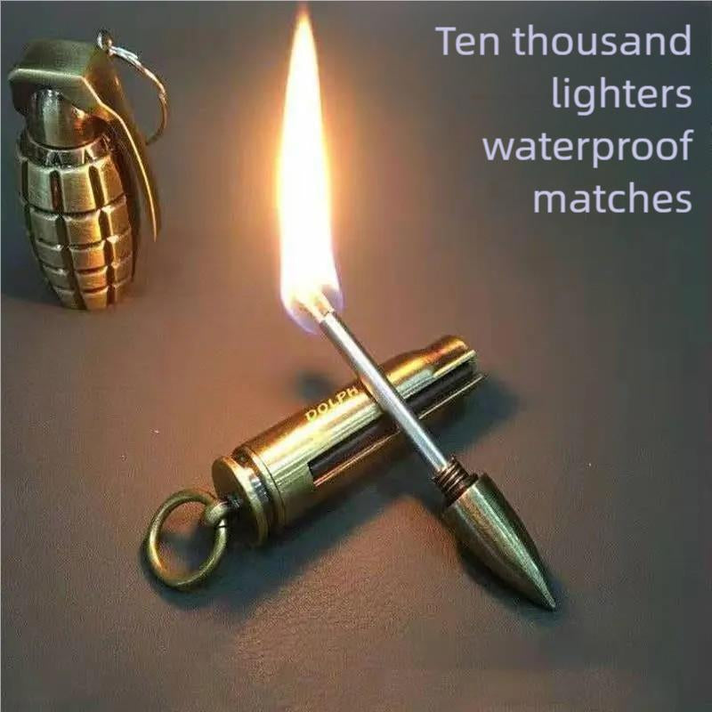Ultimate Portable Fire Starter Necklace – Waterproof & Durable for Backpacking, Bushcraft, and Emergency Situations