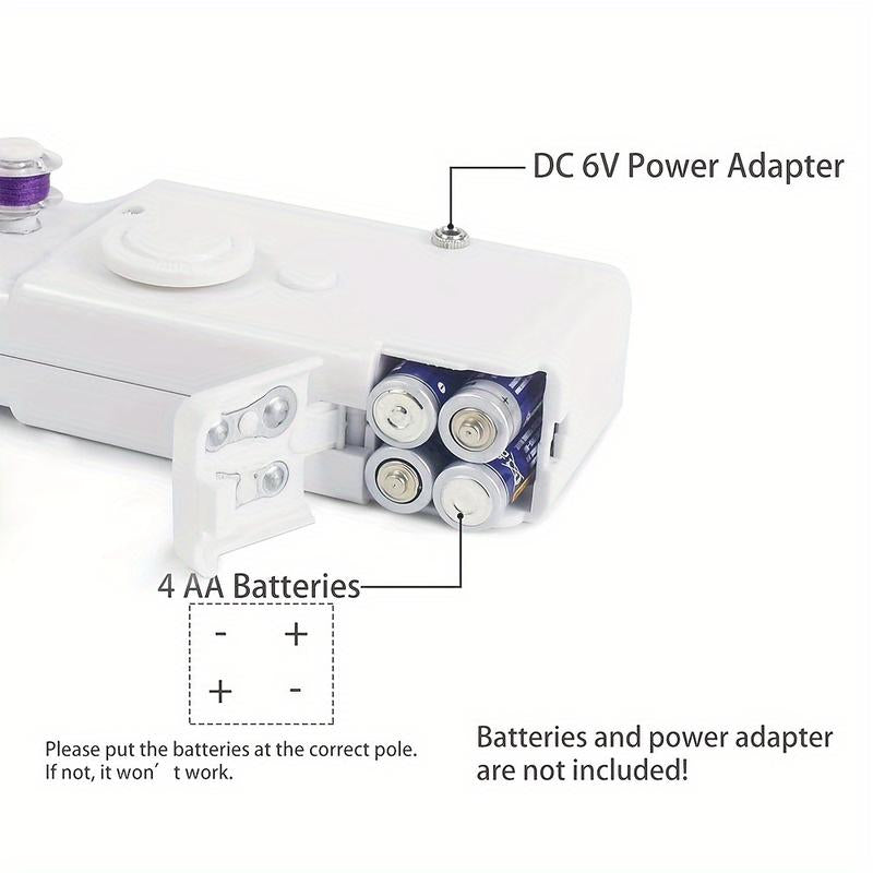 Portable Mini Handheld Sewing Machine - Perfect for Quick Repairs and On-the-Go Stitching!