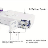 Portable Mini Handheld Sewing Machine - Perfect for Quick Repairs and On-the-Go Stitching!