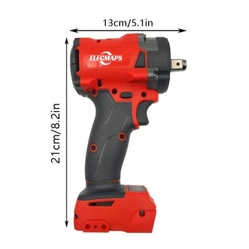 Powerful Cordless 3-In-1 Impact Wrench - 1/2'' Brushless Driver, 4500 RPM, Compatible with M18 Batteries - Ideal for Auto Repairs, Home Projects & Garage Essentials