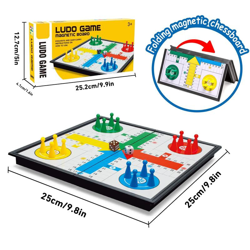 Ultimate Portable Dice and Chess Board Game Set - Perfect for Family Fun and Travel!