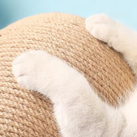 Interactive Cat Scratching Ball Toy - Sisal Rope Grinding Board for Happy Paws & Scratch-Free Furniture