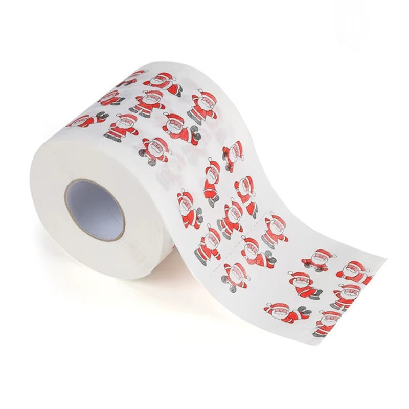 Festive & Fun Christmas Toilet Paper Roll - Adorable Holiday Prints for Charming Home Decor!
