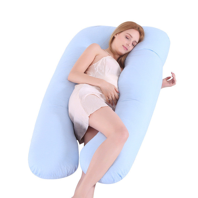 Ultimate U-Shape Maternity Pillow for Pregnant Women - Summer Sleeping Support with Cooling Ice Silk