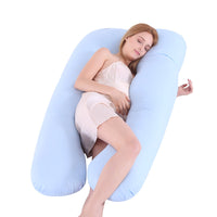 Ultimate U-Shape Maternity Pillow for Pregnant Women - Summer Sleeping Support with Cooling Ice Silk