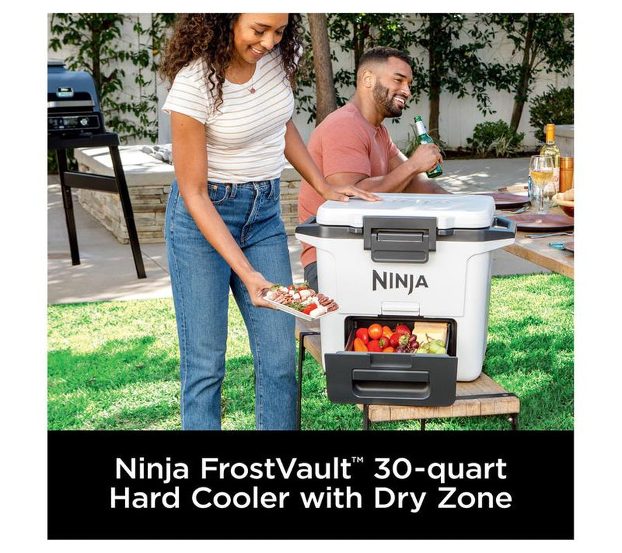 Ninja Frostvault 30QT Premium Hard Cooler with Innovative Dry Zone