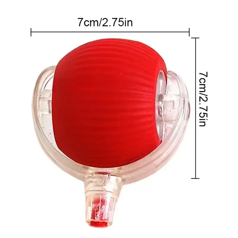 Rechargeable Interactive Dog & Cat Toy - Automatic Rolling Ball with Fake Tail for Endless Fun!
