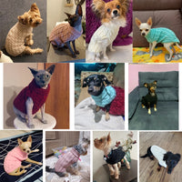 Cozy Winter Turtleneck Sweater for Small Dogs & Cats - Soft Vest for Chihuahuas, Yorkies & Teddy Jackets
