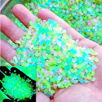 Transform Your Outdoors with 5000 Blue Luminous Stones - Perfect for Gardens, Walkways, Fish Tanks, and Party Décor!