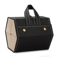 Versatile Multi-Slot Eyeglasses Organizer - Travel-Friendly PU Case for Sunglasses and Glasses Storage