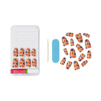 Spook-tacular KISS Allhallows Eve Press-On Glue Nails for Halloween Glam!