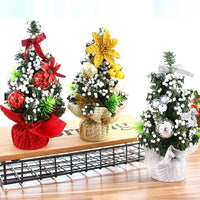 Adorable 3PCS Mini Christmas Tree Set - Perfect Desktop Decorations & Kids' Gifts for a Festive Window Display