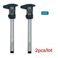 Precision Carbon Fiber Digital Caliper - 150mm/100mm Micrometer Measuring Tool