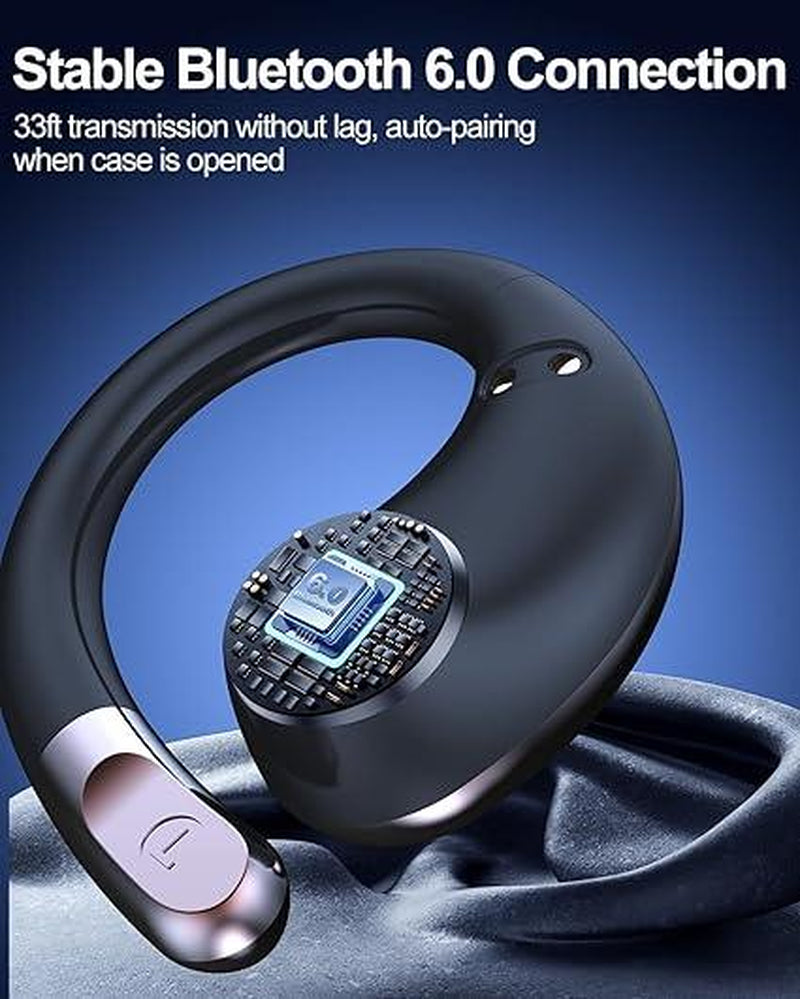 Ultimate Wireless Bluetooth Earbuds - ENC Noise-Cancelling Sport Headphones with Clear Call Mic