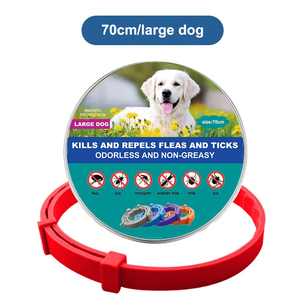Revolutionary Anti-Flea and Tick Collar for Dogs and Cats – Effective, Vet-Approved Protection for All Sizes!