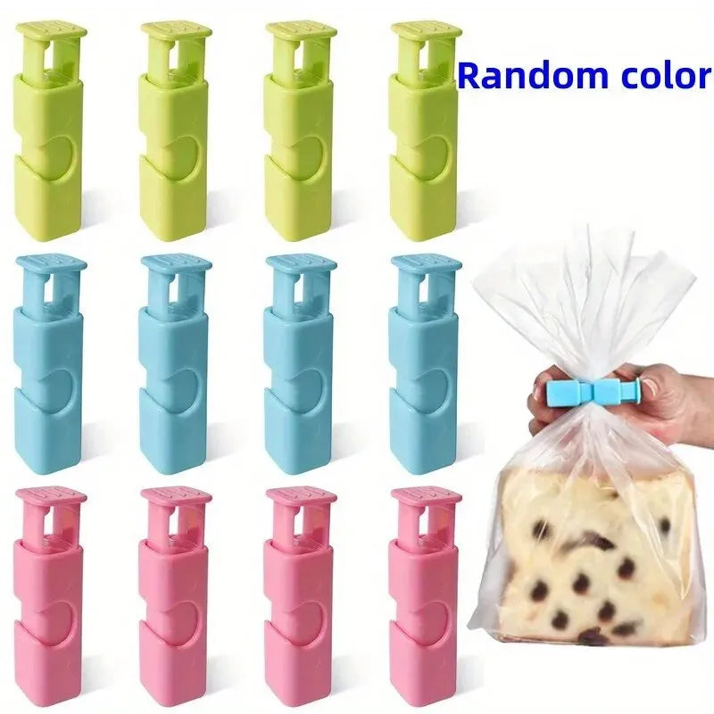 10Pcs Versatile Food Sealing Clips - Keep Snacks Fresh & Moisture-Proof!