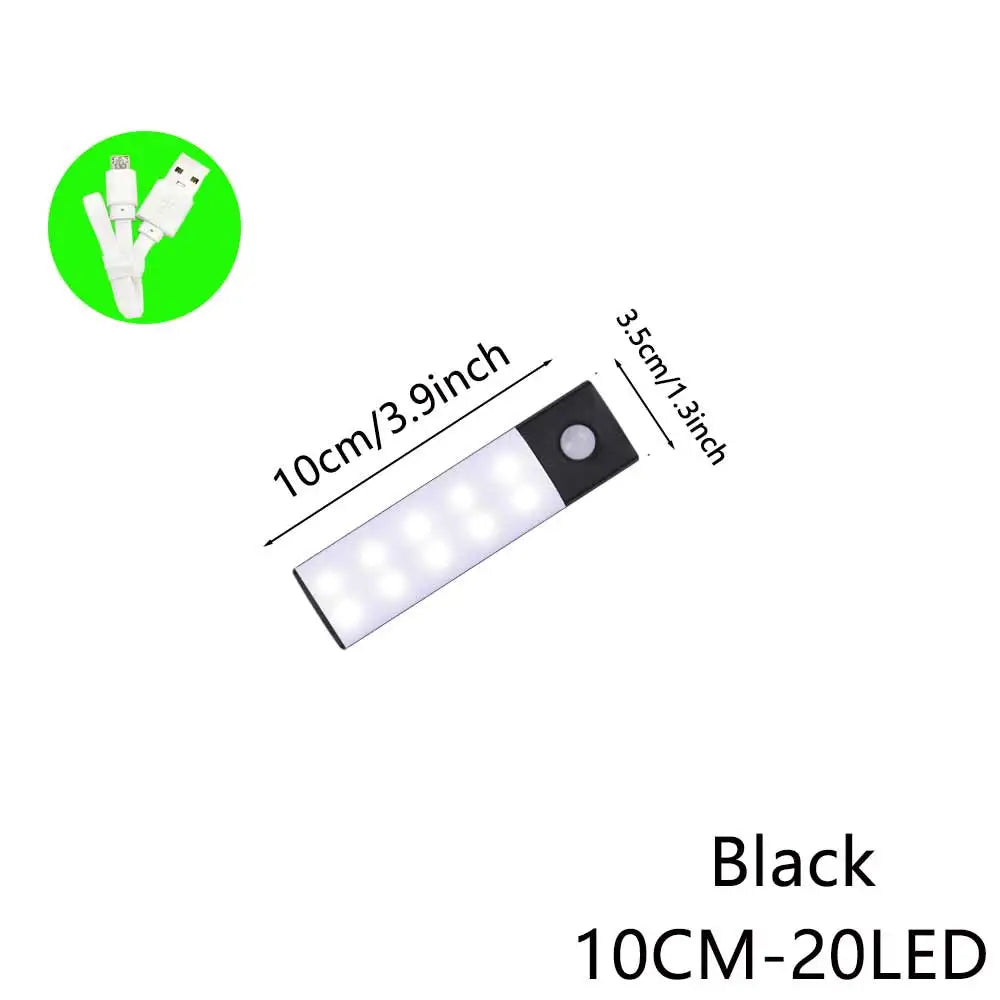 Transform Your Space with Motion Sensor LED Night Light – Perfect for Cabinets and Closets!