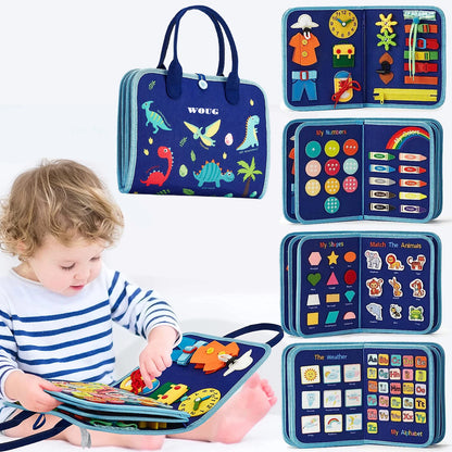 Travel-Friendly Montessori Activity Board