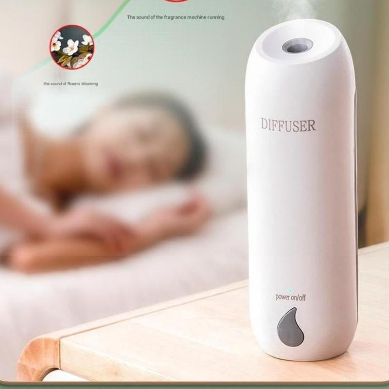 Air Freshening Diffuser with Automatic Timed Spray and 3 Essential Oil Bottles – Perfect for Home, Hotels, and Bathrooms