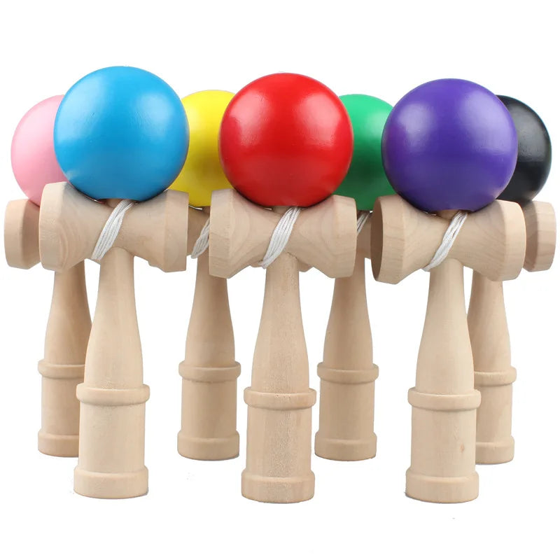 Skillful Juggling Wooden Ball & Cup Set – Enhance Hand-Eye Coordination and Play Traditional Games!