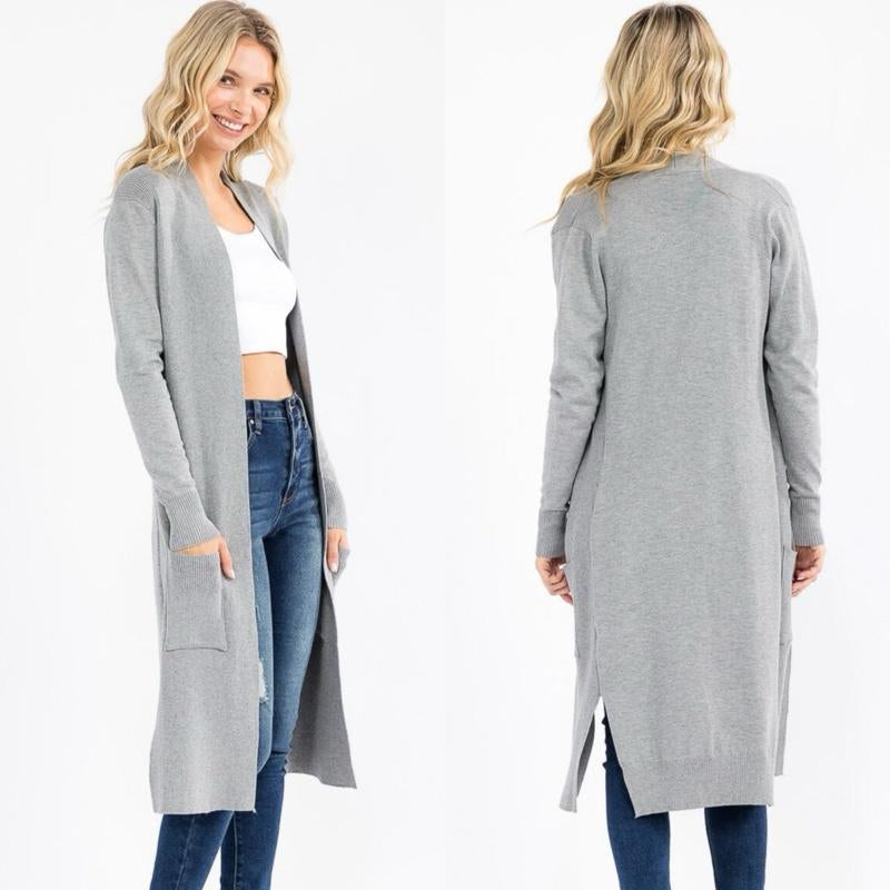 Chic Katty Open Front Cardigan for Women - Effortless Style and Comfort
