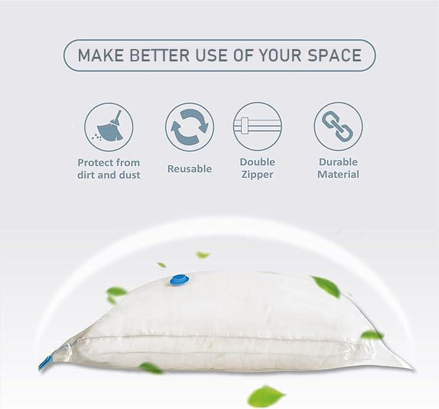 Ultimate 12 Pack Vacuum Storage Bags with Electric Pump - Extra Thick, Reusable & Odor-Free Space Savers for Clothes, Mattresses, Blankets, and More!