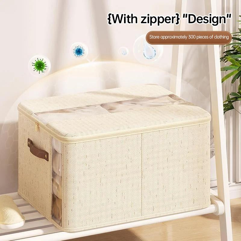 Tianshan Double Window Zipper Wardrobe Storage Box - Buy One, Get Two FREE! Set of 3!