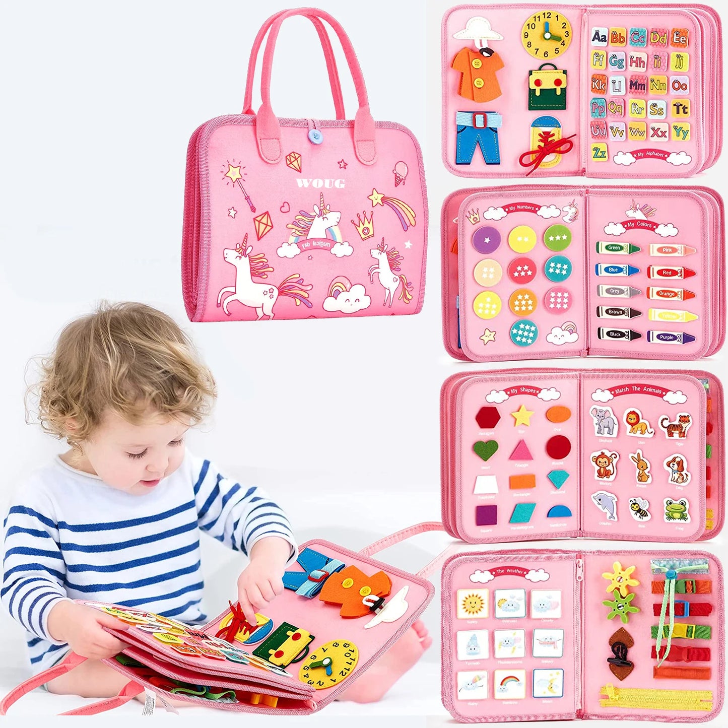 Travel-Friendly Montessori Activity Board