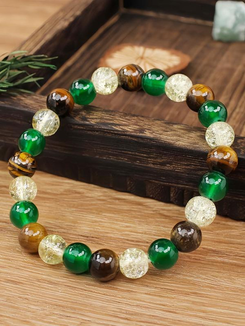 Handmade Wealth-Attracting Crystal Bracelet – Unique Jewelry for Men & Women to Enhance Fortune and Luck – Ideal Gift Choice