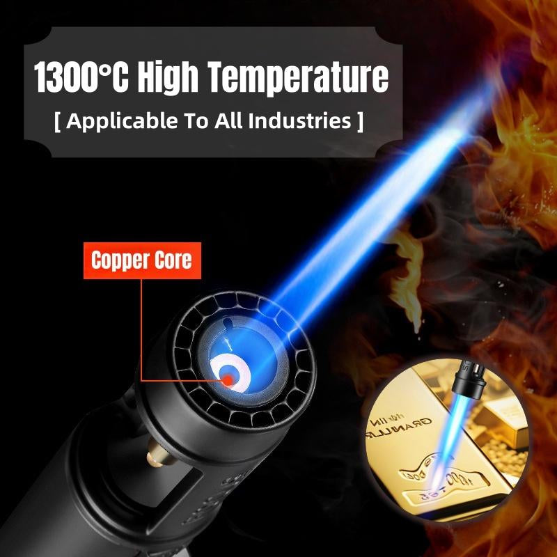 Ultimate 2-in-1 Windproof Torch Lighter & Bottle Opener - Refillable Adjustable Flame for Outdoor Adventures!