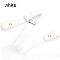Buckle-Free Adjustable Stretch Elastic Waist Band for Men & Women - Invisible and Comfortable Belt for Jeans and Dresses