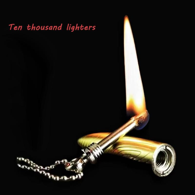 Ultimate Portable Fire Starter Necklace – Waterproof & Durable for Backpacking, Bushcraft, and Emergency Situations