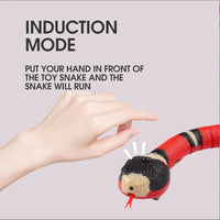 Interactive Smart Sensing Cat Snake Toy - USB Charging Automatic Play for Engaging Pet Fun